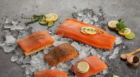 Affordable, sustainable home-grown salmon being taken from Canadians